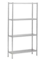 Pannenrek, 1500x400x1800 mm, 4 schappen