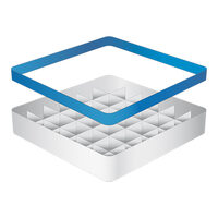 Professionele 36-vaks glazenkorf voor horeca glaswerk