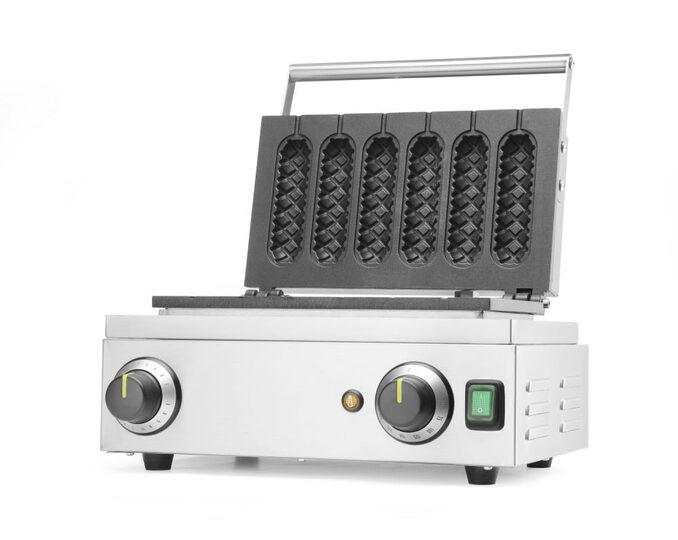 Hendi lollypop wafelmaker 212189 in professionele horeca setting
