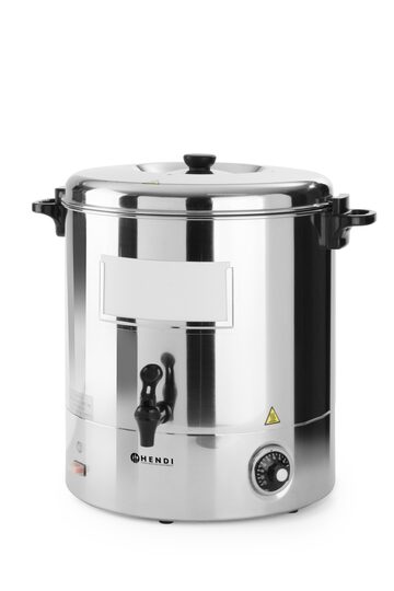 Professionele Hendi 30 liter RVS warme dranken ketel