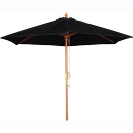 Parasol zwart 2,5meter