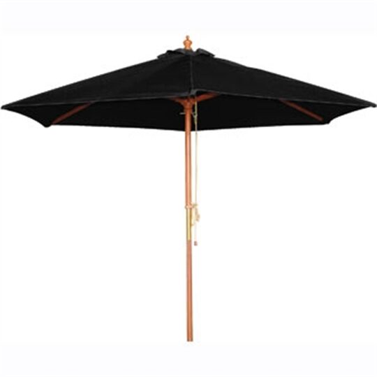 Parasol zwart 3meter