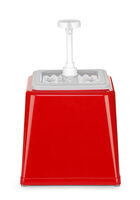 Professionele rode sausdispenser 2,5 liter van Hendi