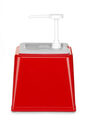 Detailopname van de Hendi sausdispenser 2,5 liter