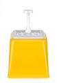 Professionele gele sausdispenser 2,5 liter van Hendi