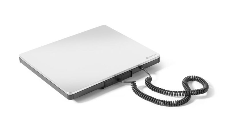 Duurzaam RVS weegplateau van 30x30 cm