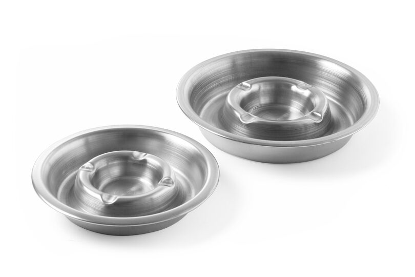 Hendi asbak rond RVS Ø 16 cm voor professioneel horecagebruik