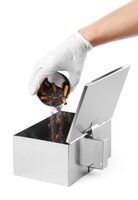 De Hendi 440506 houdt as en peuken discreet verborgen.