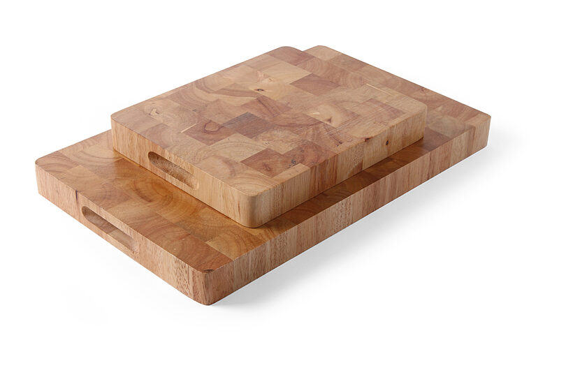 Hendi rubberwood snijplank GN 1/1 - 53x32,5 cm voor de professionele keuken