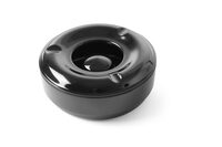 Hendi winddichte ronde asbak van RVS met een diameter van 14,6 cm