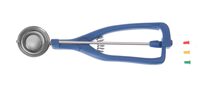 Stöckel portioneerlepel 1/40 blauw voor professionele horeca