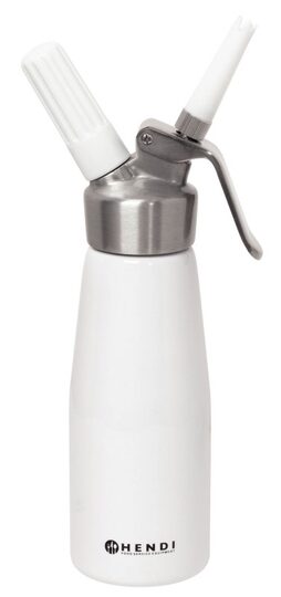 Hendi Kitchen Line slagroomapparaat 0,25 liter wit