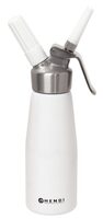 Hendi Kitchen Line slagroomapparaat wit 1 liter voor professioneel gebruik