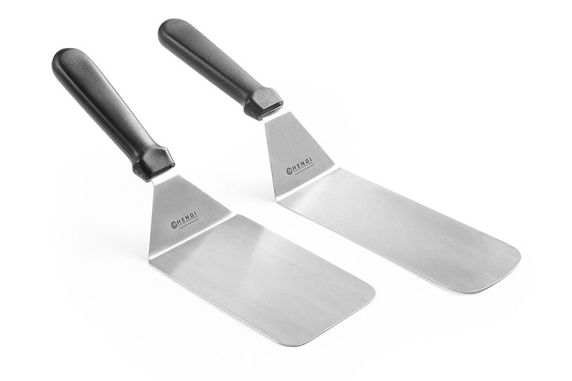 Professionele Hendi RVS bakspatel voor de horeca keuken (betreft rechter versie)
