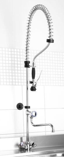 Hendi horeca voorspoeldouche 111 cm hoog met mengkraan