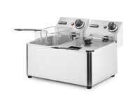 Hendi Kitchen Line dubbele friteuse 2x4 liter voor professionele horeca