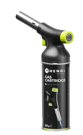 Vier gasbussen van Hendi voor koffergastoestellen en koksbranders