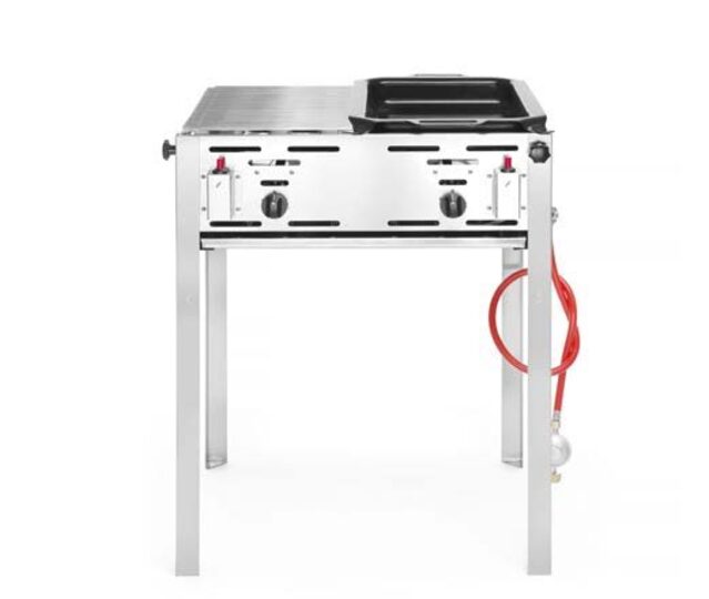 Hendi Roast Master 50/50 gasbarbecue voor professioneel gebruik