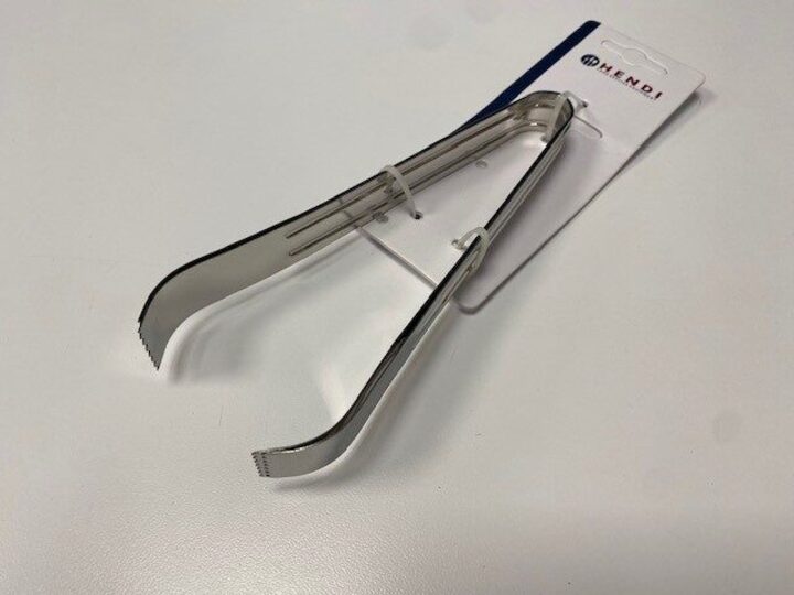 Hendi ijsblokjestang RVS 18 cm set van 2 stuks