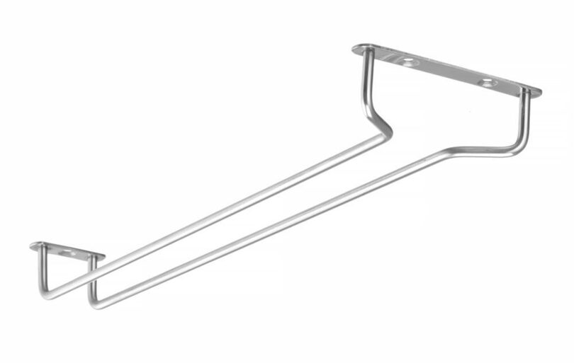 Detailoverzicht van de Hendi glazenhouder bar up voor horecagebruik