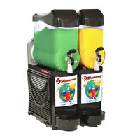 Professionele Diamond granita en sorbet machine met twee 10 liter reservoirs