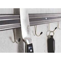 RVS messenmagneet 30 cm inclusief 3 haken voor horeca gebruik