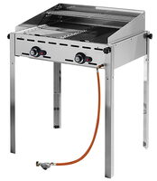 Professionele Hendi Green Fire gasbarbecue met 2 branders