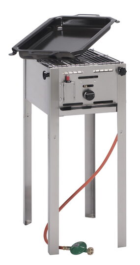 Hendi Grill Master Mini gasbarbecue voor professionele horeca
