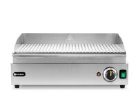 Hendi Kitchen Line geribbelde bakplaat 230V voor professionele horeca