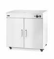 Zijaanzicht van de Hendi dubbele bordenwarmer