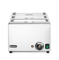 Professionele Hendi bain-marie set met 3x GN 1/3 bakken en deksels