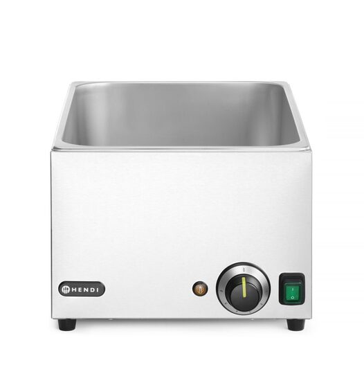 Bovenaanzicht van de Hendi bain-marie set inclusief deksels