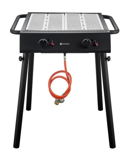 Detailweergave van de Hendi Xantos gasbarbecue
