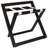 roootz compact luggagerack beechwood wenge with white leather straps and backstand
