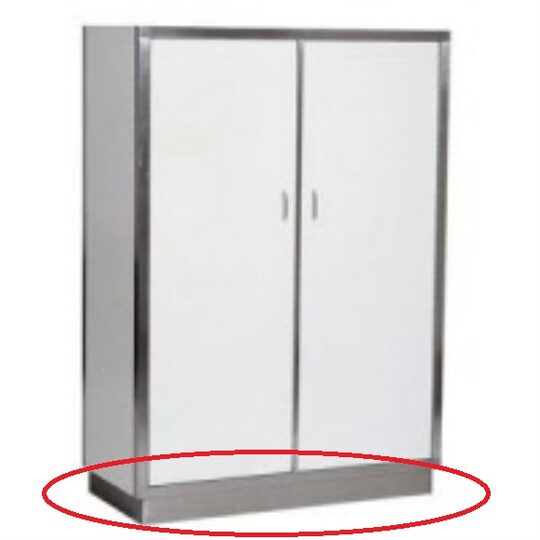 Plint t.b.v. servieskast, 680 mm