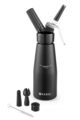 Hendi professionele slagroomspuit 0,95 liter zwarte uitvoering
