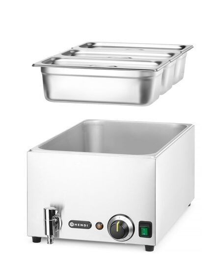Bedieningspaneel van de Hendi bain-marie voor nauwkeurige temperatuurregeling