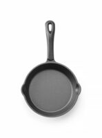 Professionele zwarte gietijzeren pan van Hendi 16,5 cm