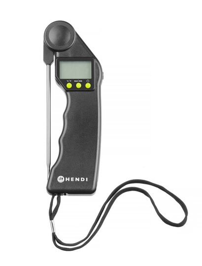 Hendi digitale thermometer met opvouwbare sonde voor professionele horeca