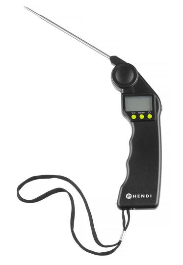 Zwarte digitale kernthermometer van Hendi voor nauwkeurige temperatuurmeting