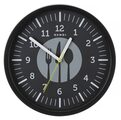 Hendi wandklok zwart ⌀35,6 cm voor professionele horeca keukens
