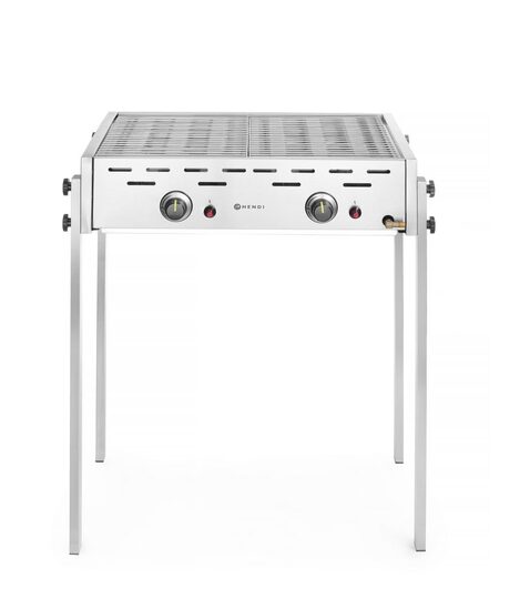 Hendi Roast Master Pro gasbarbecue voor professionele horecakeukens