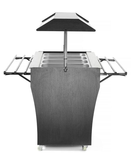 Interieur van de Arktic saladebuffet display