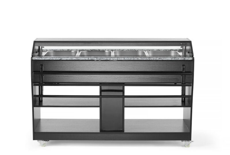 Hendi warm buffet display voor horeca gebruik