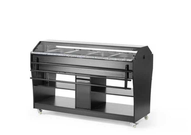 Bedieningspaneel van de Hendi warm buffet display 274064