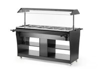 Hendi warm buffet display voor 4x GN 1/1 bakken