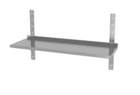Hendi RVS wandplank set van 4 stuks voor professionele horecakeuken