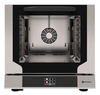 Hendi compacte hetelucht stoomoven met 4 trays voor professionele horeca