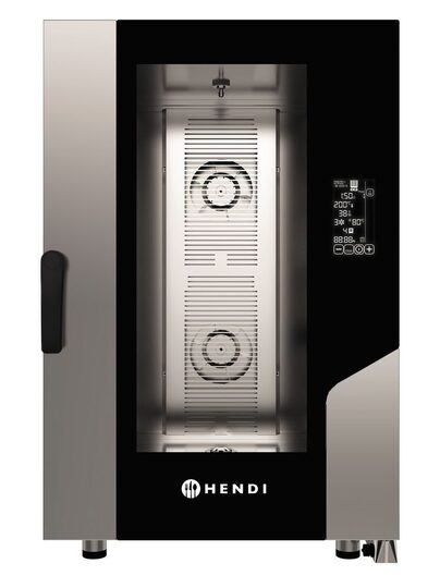 Hendi Digit hetelucht stoomoven 11x GN 1/1 voor professionele horecakeukens