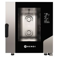 Hendi Digit hetelucht stoomoven 7x GN 1/1 voor professionele horecakeukens
